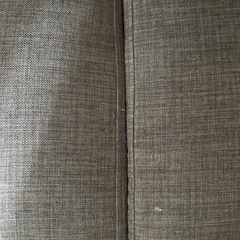 【値下げ】2人がけソファー・オットマン、クッション付の画像