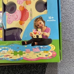 peppa pig Book&Giant Floor Puzzle新品未使用の画像