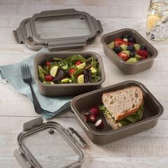 セラミック保存容器 5個セット トープ 電子レンジ・食器洗浄機使用可の画像