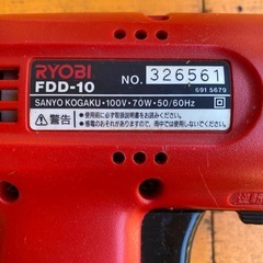 リヨービドライバドリルの画像