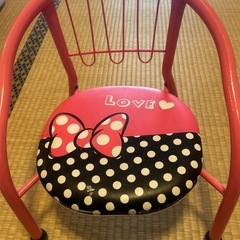 子供椅子 ミニーちゃんの画像