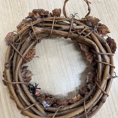 手作りリースの画像