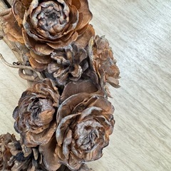 手作りリースの画像