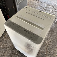 パナソニック 全自動洗濯機 6kg NA-F6B1-H サンドグレー ビッグウェーブ洗浄の画像
