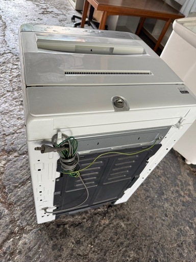 パナソニック 全自動洗濯機 6kg NA-F6B1-H サンドグレー ビッグウェーブ洗浄