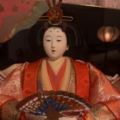 ひな人形五人飾りの画像