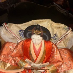 ひな人形五人飾りの画像