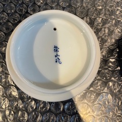 【引き取り限定】中古品　急須　2個セット　白　花柄の画像