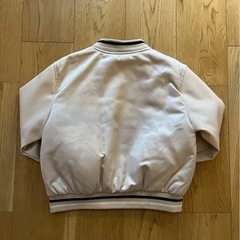 【美品】Zara kids スタジャン130cmホワイトの画像