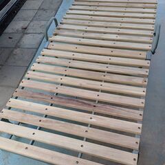 【B427】折りたたみベット　シングルサイズ　すのこ　の画像