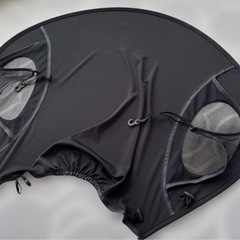 ベビーカー　サンシェード　ぶらっくブラックの画像