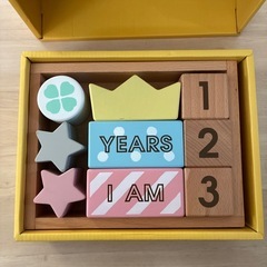 Milky Toy メモリービスケット 月齢フォト用ぶろっくブロック の画像