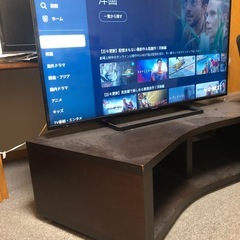 Panasonic製５０インチTVテレビ台付き‼️お早目に受け取りに来て下さいね‼️の画像