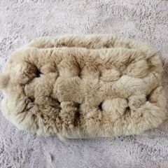 ハルメク【ネックウォーマー】ファー　マフラー　の画像