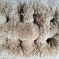 ハルメク【ネックウォーマー】ファー　マフラー　の画像