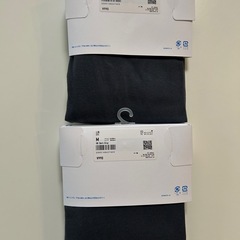 未使用UNIQLOユニクロ2個セットエアリズムコットンUVカットレギンス10分丈レギンス スパッツ ボトムス タイツダークグレイダークグレー灰色系綿ウエスト63-69センチヒップ88-94センチレディースlady's LADYS女性用婦人ウィメンズwomenの画像