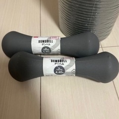 ヨガマット＋2kgダンベル×2の画像