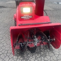 ホンダ ハイブリッド除雪機HSS1170i  静音型 バッテリー新品交換 整備済の画像