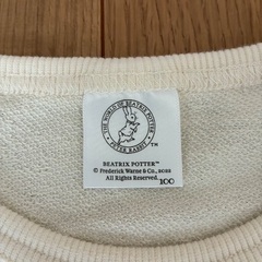 100円。女の子トレーナー100cmの画像