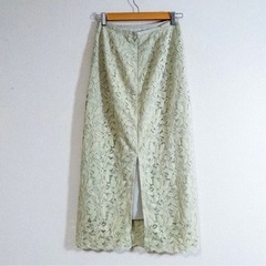 IENA イエナ レース花柄スリットロングスカートの画像