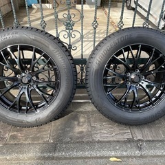 ブリヂストンdmv3スタッドレスタイヤ、ウェッズスポーツホイール（SA20R）付きの画像