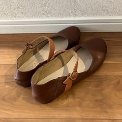 パンプス ブラウン 38 WA!KARUの画像