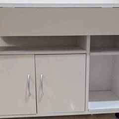 ＜中古＞キッチンラック（キャスター付き）の画像