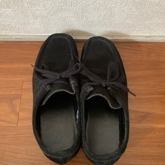 GUリアルレザーモカシンシューズの画像