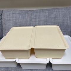 100均　収納ボックス　5個セット　蓋付きの画像