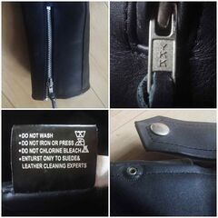 ■新品未使用■高級タイプ・本革ジャンバー・バックギャザー＆袖の付け根にギャザー付き・室内試着済み■の画像