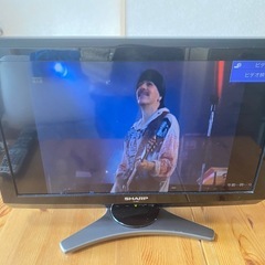 シャープのAQUOS LV-20E7BSCSテレビの画像