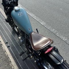 カスタム多数‼️スズキ　グラストラッカー250 クラシックタイヤ　NJ47 大阪の画像