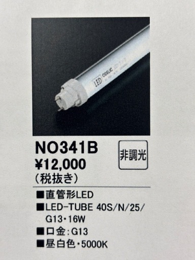 1本　ODELIC NO341B