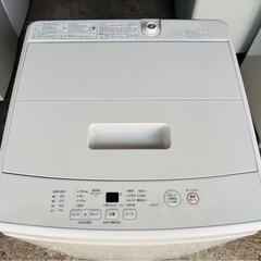 2021年製　無印良品　5.0kg　全自動洗濯機　の画像