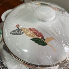 新品　琺瑯鍋と保温トレイの画像