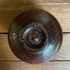 【愛品倶楽部柏店】茶碗 　 一入 黒茶碗 銘「曙」写 　佐々木昭楽　共箱　 茶道具の画像