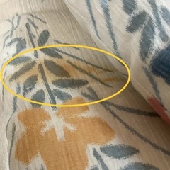 敷布団　S 100✖️191✖️h5cm   ベージュに花柄の画像