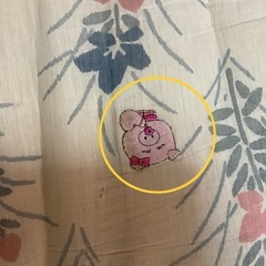 敷布団　S 100✖️191✖️h5cm   ベージュに花柄の画像