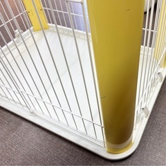 カラーサークル ペットゲージ 小型犬 ペットサークルの画像