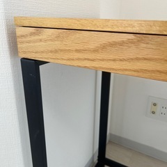 ウッドデスク　アイアンの画像