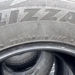 履き潰し　転がし用　275/60r18 スタッドレス　タイヤ　スタッドレスタイヤの画像