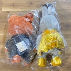 ズートピア2 FUKUFUKU V-BIGぬいぐるみ ニック ジュディ 2個セットの画像