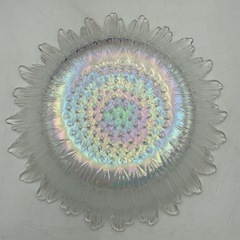 カメイガラス　ひまわり大皿の画像