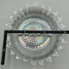 カメイガラス　ひまわり大皿の画像