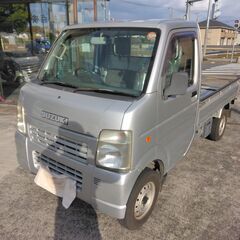 キャリイトラック  da63t　４ＷＤ　５ＭＴ　エアコン　パワステ　ラジオ　ドアバイザー　5万キロ台　車検27年4月　コミコミ35万円の画像