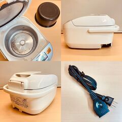 象印 5.5合炊きマイコン炊飯ジャー 極め炊き NL-DA10（ホワイト）2022年製の画像