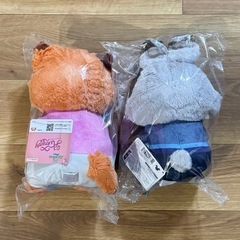 ズートピア2 Aimery BIGぬいぐるみ ニック ジュディ 2個セットの画像