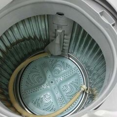 洗濯機 5.5kg 2014年製 SHARP ES-GE55P ホワイト×ブルー 動作確認済み シャープ 札幌市 西野店の画像