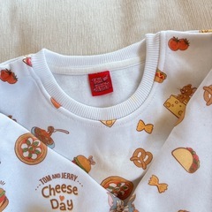 トムとジェリー　トレーナー　裏起毛　110 2点セットの画像