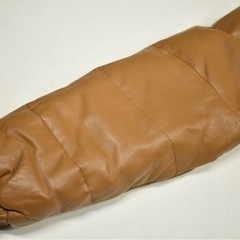 お値下げ　美品♠️ラムレザー　ダウンジャケット　Ｌ　キャメル
の画像